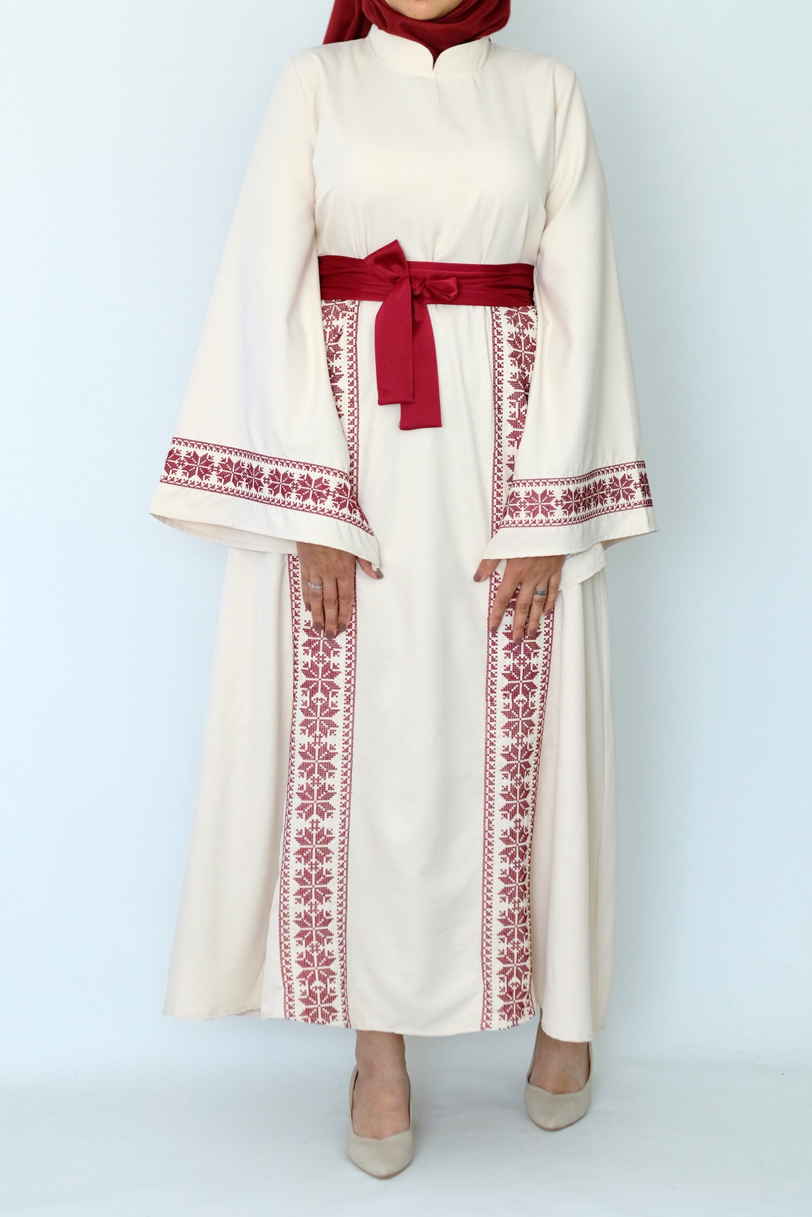embroidered dress traditional Mamacita Embroidered Mexican Dress L/XL / BLUE